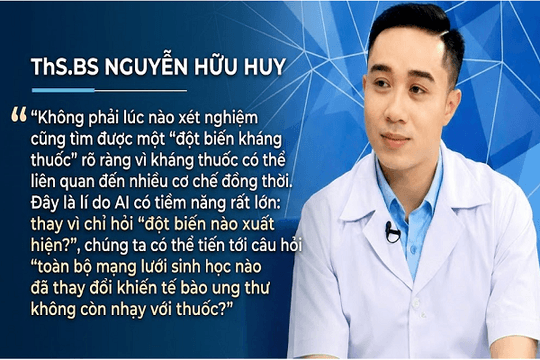 AI không thay bác sĩ, nhưng có thể tìm ‘đúng thuốc’ cho từng bệnh nhân ung thư