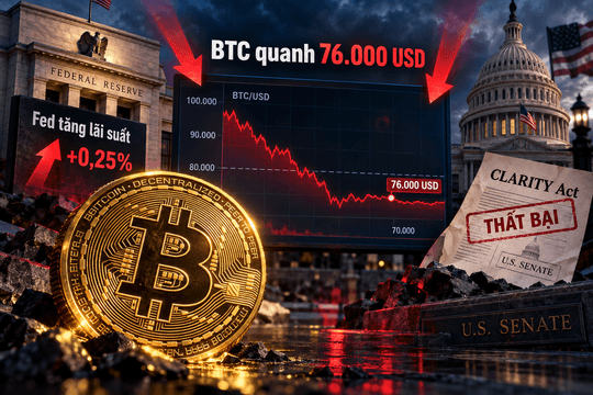 Giá Bitcoin hôm nay 17/9: Chịu 'cú đánh kép' sau thất bại của luật crypto và Fed tăng lãi suất