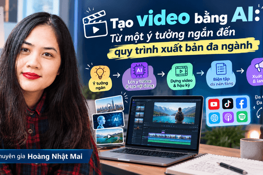 Tạo video bằng AI: Từ một ý tưởng ngắn đến quy trình xuất bản đa ngành
