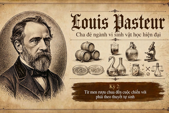 Louis Pasteur Kì 2: Từ men rượu chua đến cuộc chiến với phái theo thuyết tự sinh