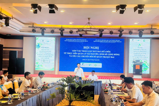 Góp ý Luật Đất đai sửa đổi: Đặt nền móng cho quản trị đất đai bằng dữ liệu số