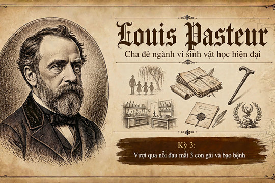 Louis Pasteur Kì 3: Vượt qua nỗi đau mất 3 con gái và bạo bệnh