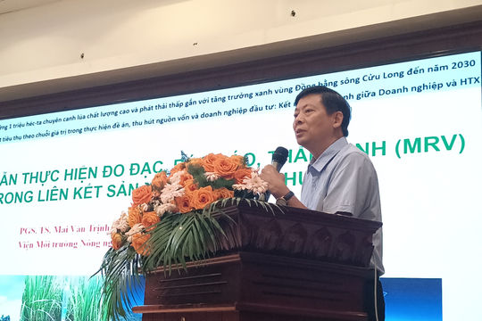 MRV minh bạch giảm phát thải, nâng giá trị hạt gạo Việt Nam