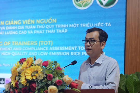 Sáu tỉnh ĐBSCL đăng kí 860.000 ha, 'chạm' 86% mục tiêu Đề án 1 triệu ha lúa chất lượng cao