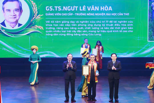 Clip: Nông dân Phú Thọ mang giải pháp thức ăn sinh học tạo thịt lợn sạch đến lễ tôn vinh 'Nhà khoa học của Nhà nông'