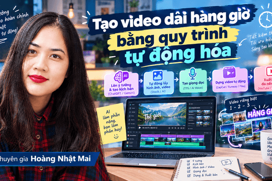Tạo video dài hàng giờ bằng quy trình tự động hóa