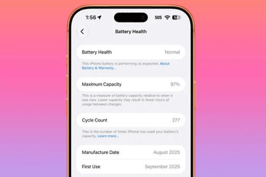 Kết quả khi 3 năm chỉ sạc iPhone đến 80%