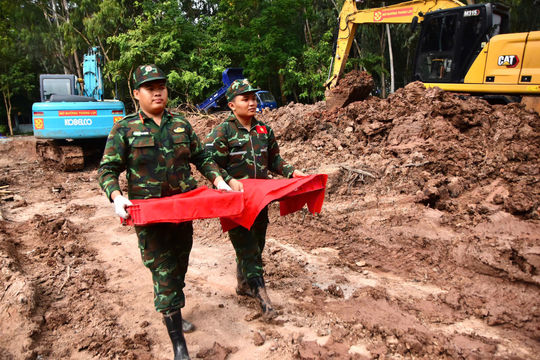 Quy tập được 739 bộ hài cốt liệt sĩ tại Công viên Lê Thị Riêng