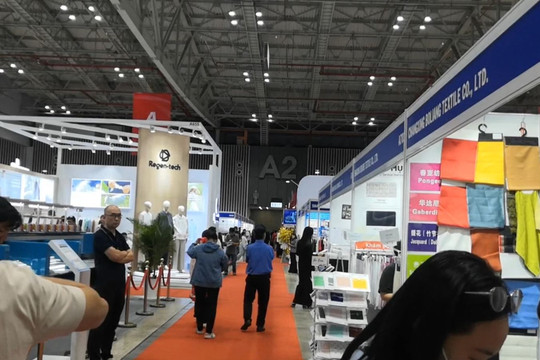 Doanh nghiệp Trung Quốc áp đảo tại triển lãm dệt may VTG 2026