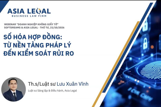 Hợp đồng điện tử: Từ nghi ngại pháp lí đến nền tảng số hóa bắt buộc cho doanh nghiệp