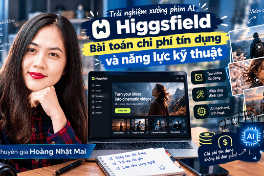 Trải nghiệm xưởng phim AI Higgsfield: Bài toán chi phí tín dụng và năng lực kỹ thuật