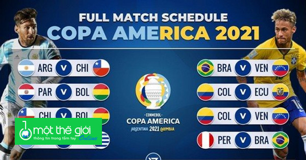 Lịch Thi đấu Copa America 2021 1684