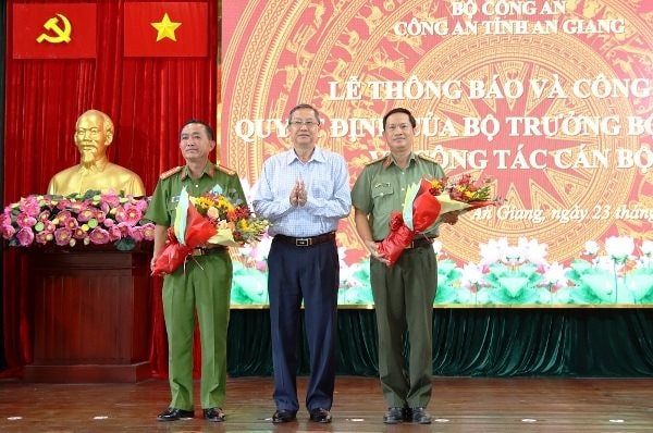 Bộ Công an điều động hai Phó giám đốc Công an tỉnh An Giang