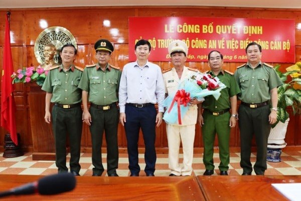 Công an tỉnh Đồng Tháp có tân Phó Giám đốc