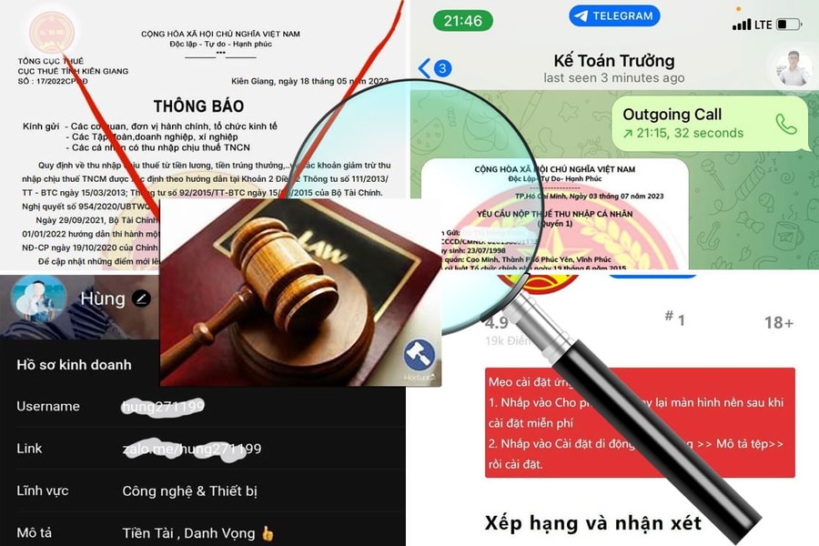 Lừa đảo, mạo danh cơ quan thuế gia tăng