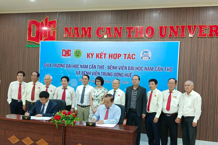 ĐH Nam Cần Thơ và Bệnh viện Trung ương Huế hợp tác trên nhiều lĩnh vực