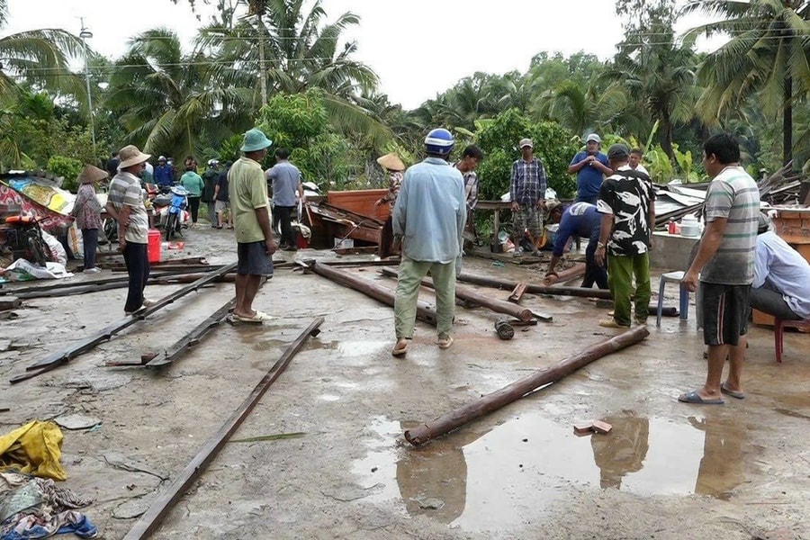 Kiên Giang, Cần Thơ thiệt hại nặng sau 2 ngày mưa giông