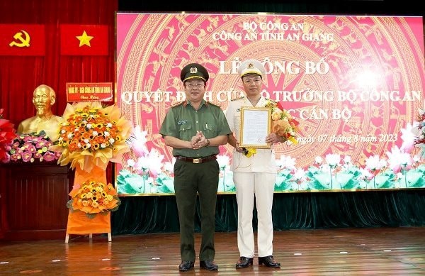Đại tá Nguyễn Thanh Hà được điều làm Phó giám đốc Công an tỉnh An Giang