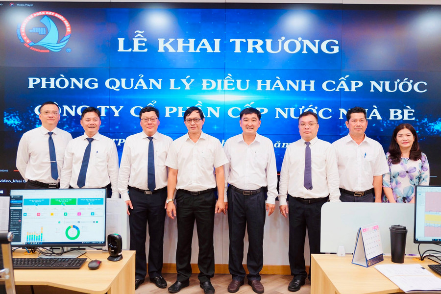 Công ty cổ phần Cấp nước Nhà Bè khai trương Phòng Quản lý điều hành cấp nước