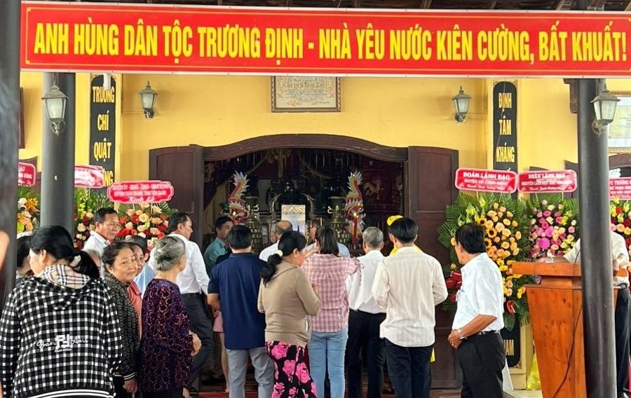 Tiền Giang: Tổ chức lễ giỗ Anh hùng dân tộc Trương Định 