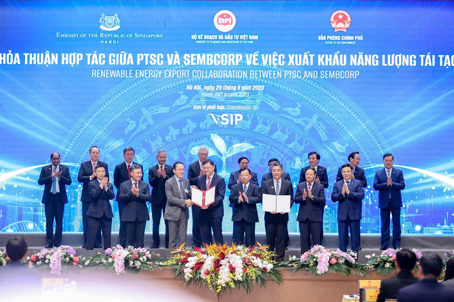 Liên danh PTSC - Sembcorp được cấp phép khảo sát biển cho dự án điện gió ngoài khơi, xuất khẩu điện sang Singapore