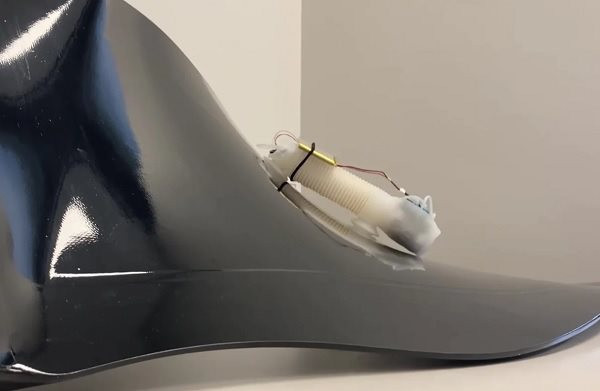 Robot 'sâu đo' giúp kiểm tra động cơ máy bay