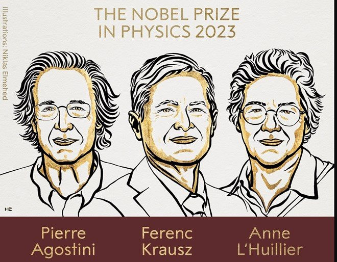 Nobel Vật lý 2023 vinh danh 3 nhà vật lý lượng tử của Mỹ, Đức và Thụy Điển