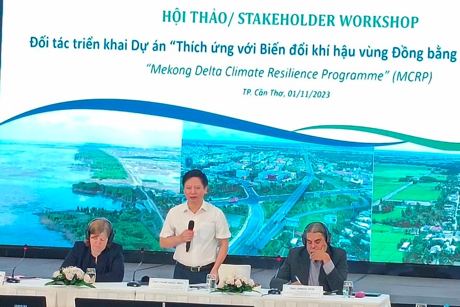 Dự án MCRP: Tạo sự thích ứng với biến đổi khí hậu vùng ĐBSCL