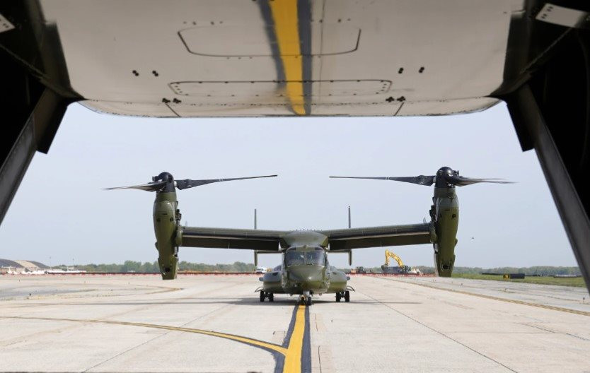 Bộ ly hợp liên tục bị lỗi của trực thăng Osprey V-22