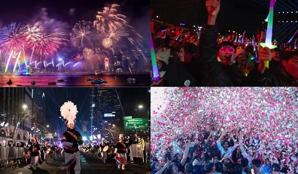Hình ảnh châu Á đón năm mới 2024