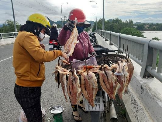 Khô cá lóc An Giang vào vụ tết