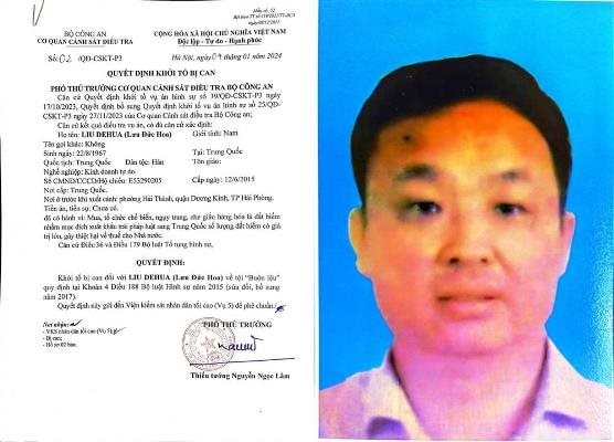 Khởi tố 8 bị can trong vụ án khai thác đất hiếm trái phép xảy ra tại Công ty CP tập đoàn Thái Dương