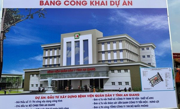 Khởi công Bệnh viện Quân dân y tỉnh An Giang gần 150 tỉ đồng