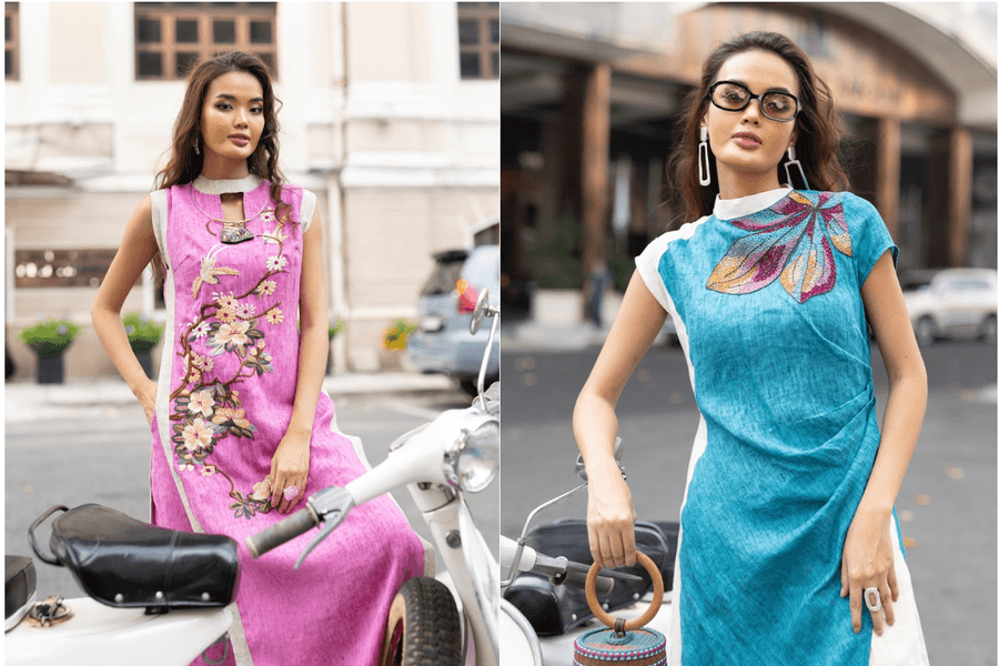BST Signature của Lam House: Ngẫu hứng với áo dài phá cách