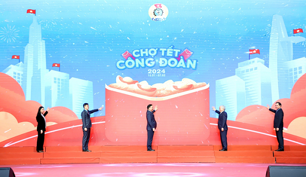 Ra mắt 'Chợ tết công đoàn năm 2024' qua sàn thương mại điện tử