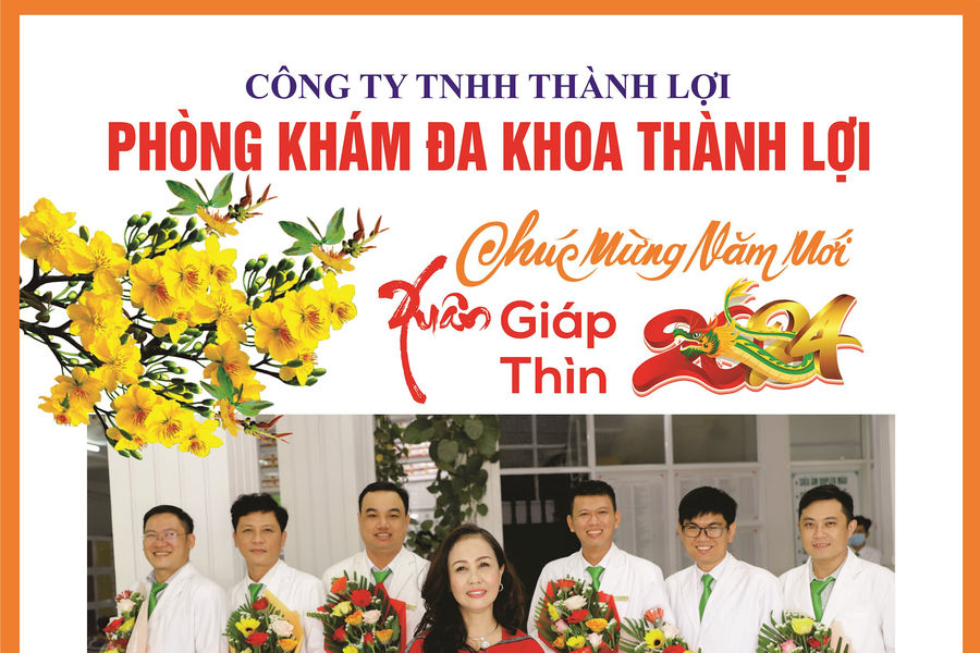 Phòng khám đa khoa Thành Lợi chúc mừng năm mới Giáp Thìn 2024