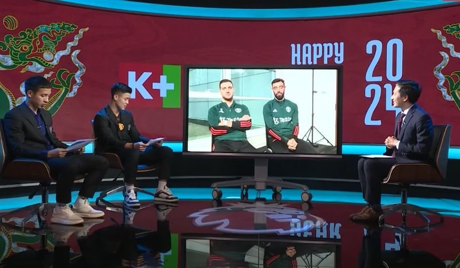 Video Bruno Fernandes - Dalot truyền kinh nghiệm cho Hùng Dũng và Duy Mạnh dịp Tết Giáp Thìn