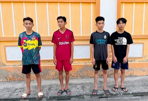 An Giang: Bắt nhóm thanh niên chém người gây thương tích