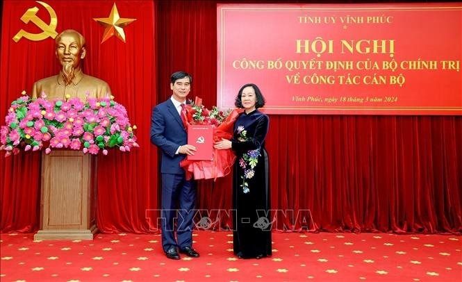 Bí thư Bình Thuận Dương Văn An làm Bí thư Tỉnh ủy Vĩnh Phúc