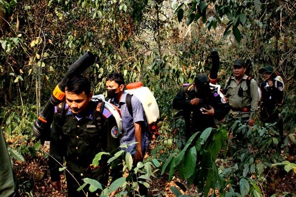 An Giang: Cật lực phòng chống cháy rừng vùng Bảy Núi