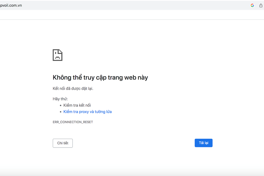 PVOIL lên tiếng về việc bị tấn công hệ thống thông tin