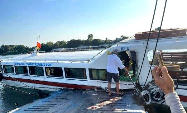 Bắt lái tàu gây tai nạn trên sông Tiền khiến 1 người chết