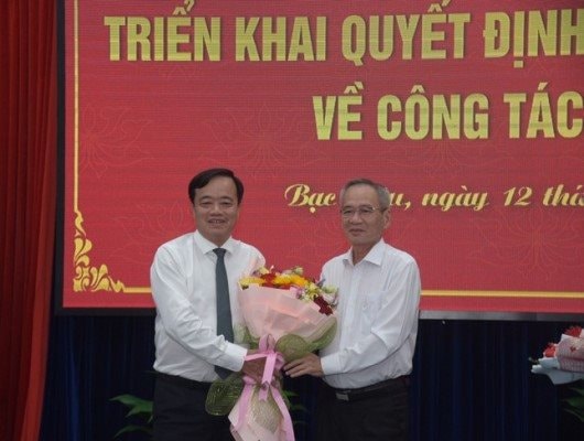 Chủ tịch UBND tỉnh Cà Mau làm Phó bí thư Tỉnh ủy Bạc Liêu