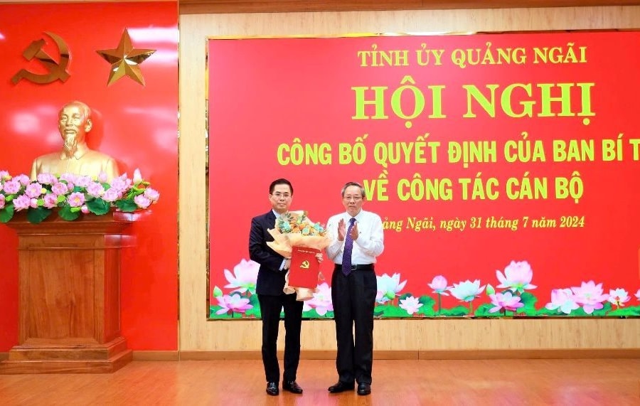 Thứ trưởng Bộ Khoa học - Công nghệ làm Phó bí thư Tỉnh ủy Quảng Ngãi