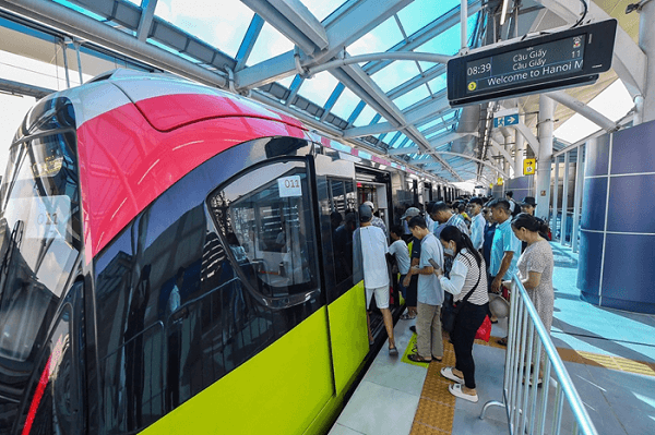 Tuyến metro Nhổn - ga Hà Nội: Đông khách nhất đoạn Nhổn - Cầu Giấy