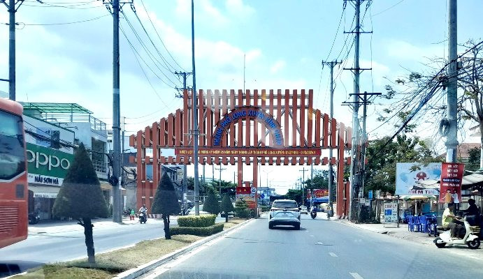 An Giang: Chi hơn 1,6 tỉ đồng sửa cổng chào TP.Long Xuyên