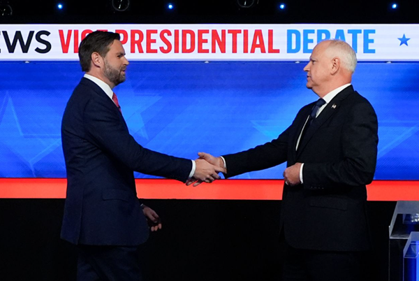 Hai ứng viên phó tổng thống Mỹ tranh luận trực tiếp