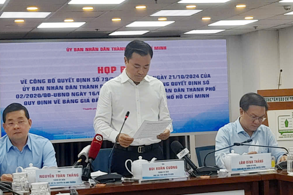 Phó chủ tịch UBND TP.HCM Bùi Xuân Cường: Bảng giá đất phải từng bước tiếp cận thị trường