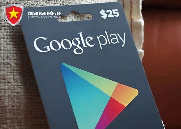 Lừa đảo mua thẻ quà tặng Google Play
