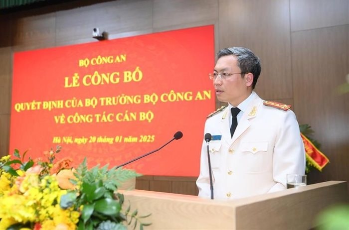 Đại tá Nguyễn Quốc Toản giữ chức vụ Chánh văn phòng Bộ Công an
